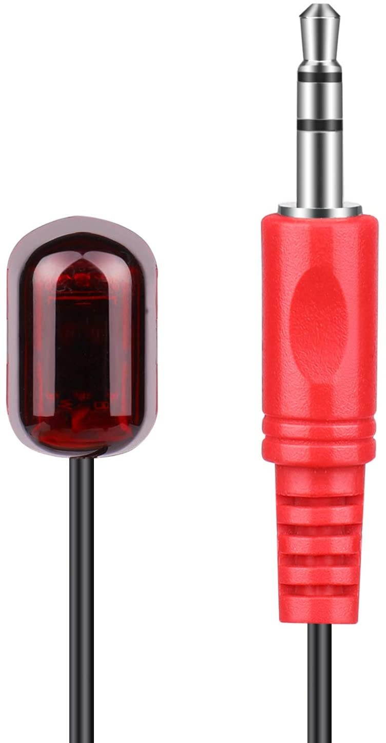 TNP Infrared Receiver Extender Cable 10FT - 38-56kHz Dual Band IR Sensor External Universal IR Receiver Extender Connector Extension Cord Wire Plug for Verizon FiOS, Arris, STB