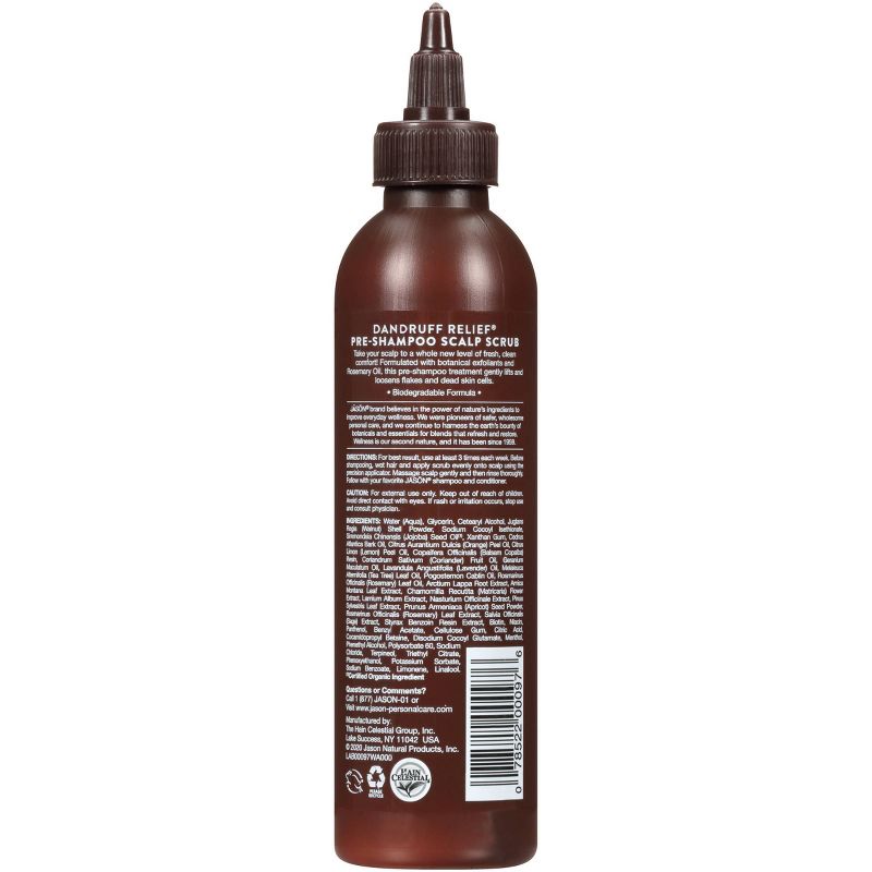 JASON Dandruff Relief Pre-Shampoo Scalp Scrub - 6 fl oz