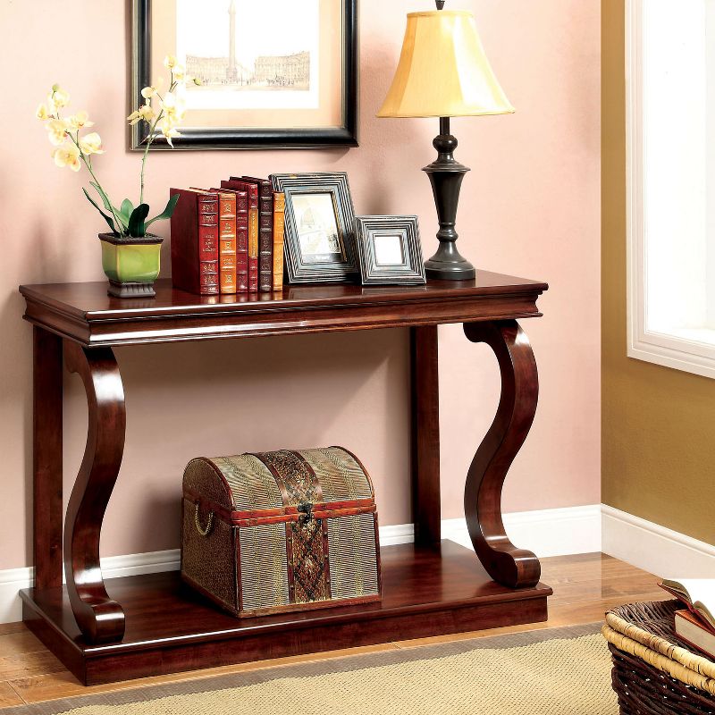 Sallie Traditional Open Sofa Table Red - HOMES: Inside + Out