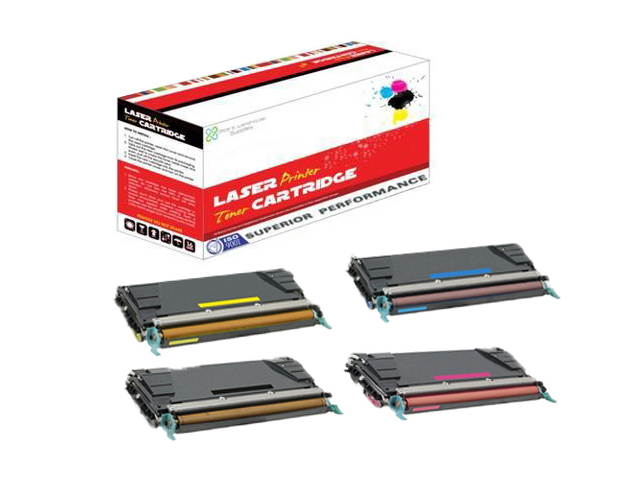 OWS&reg; Remanufacture Set C5240KH C5240CH C5240MH C5240YH HY Laser Toner Cartridge for Lexmark Made in USA C520