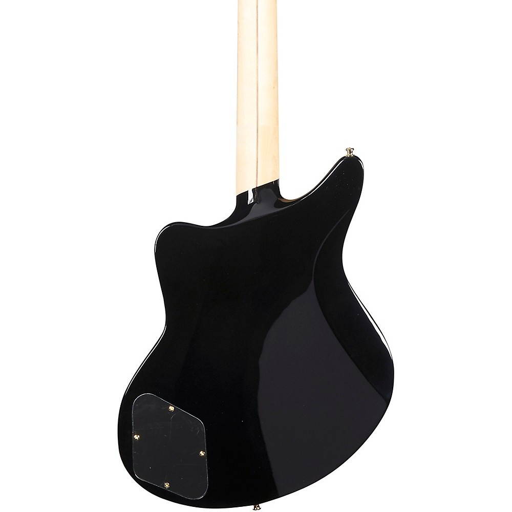 D'Angelico Deluxe Series Bedford Electric Guitar with Stopbar Tailpiece Black