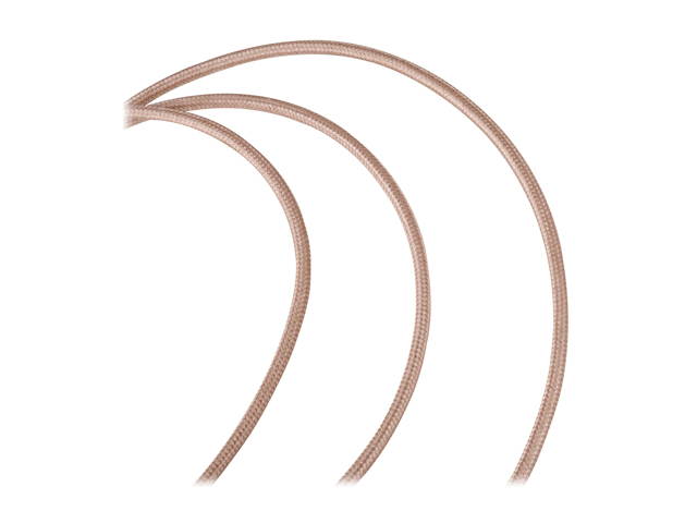 SilverStone Technology CPU01G-500 Micro USB Cable for Smartphone / LG / Samsung / Reversible USB-A / Reversible Micro USB-B / 500mm / Gold