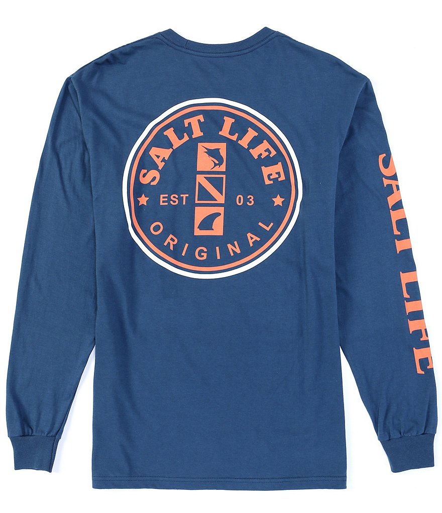 Salt Life Salty Mate Long-Sleeve Pocket Tee