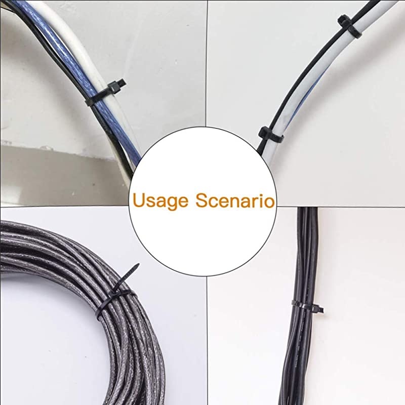 duty cable ties L:16inch Zip ties W:0.3inch With 160 lbs tensile strength 100pcs black