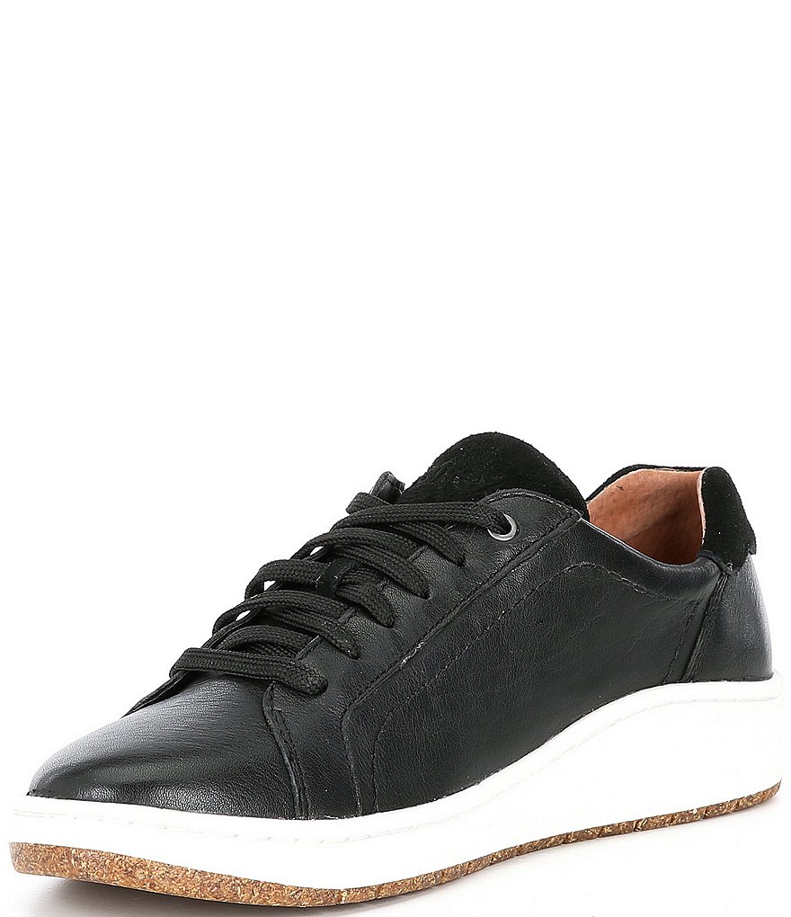 Aetrex Blake Leather Lace-Up Sneakers
