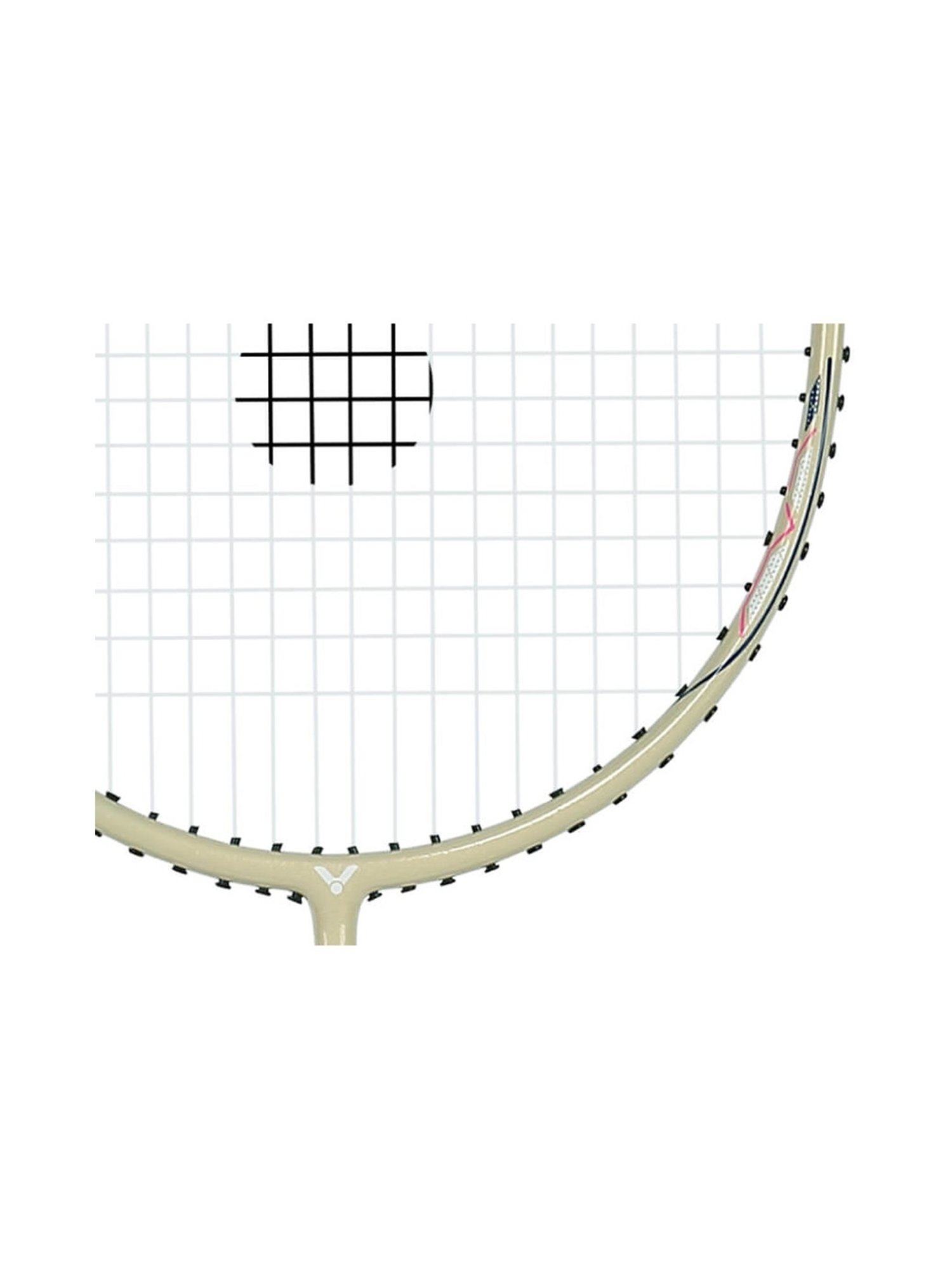 VICTOR Strung Professional Badminton Racket (Beige) Size - 5U