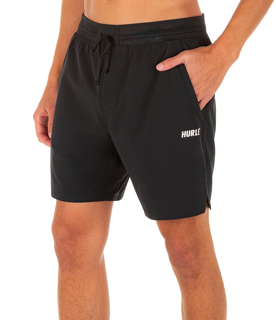 Hurley 17.5#double; Outseam Phantom Explore Trails Shorts