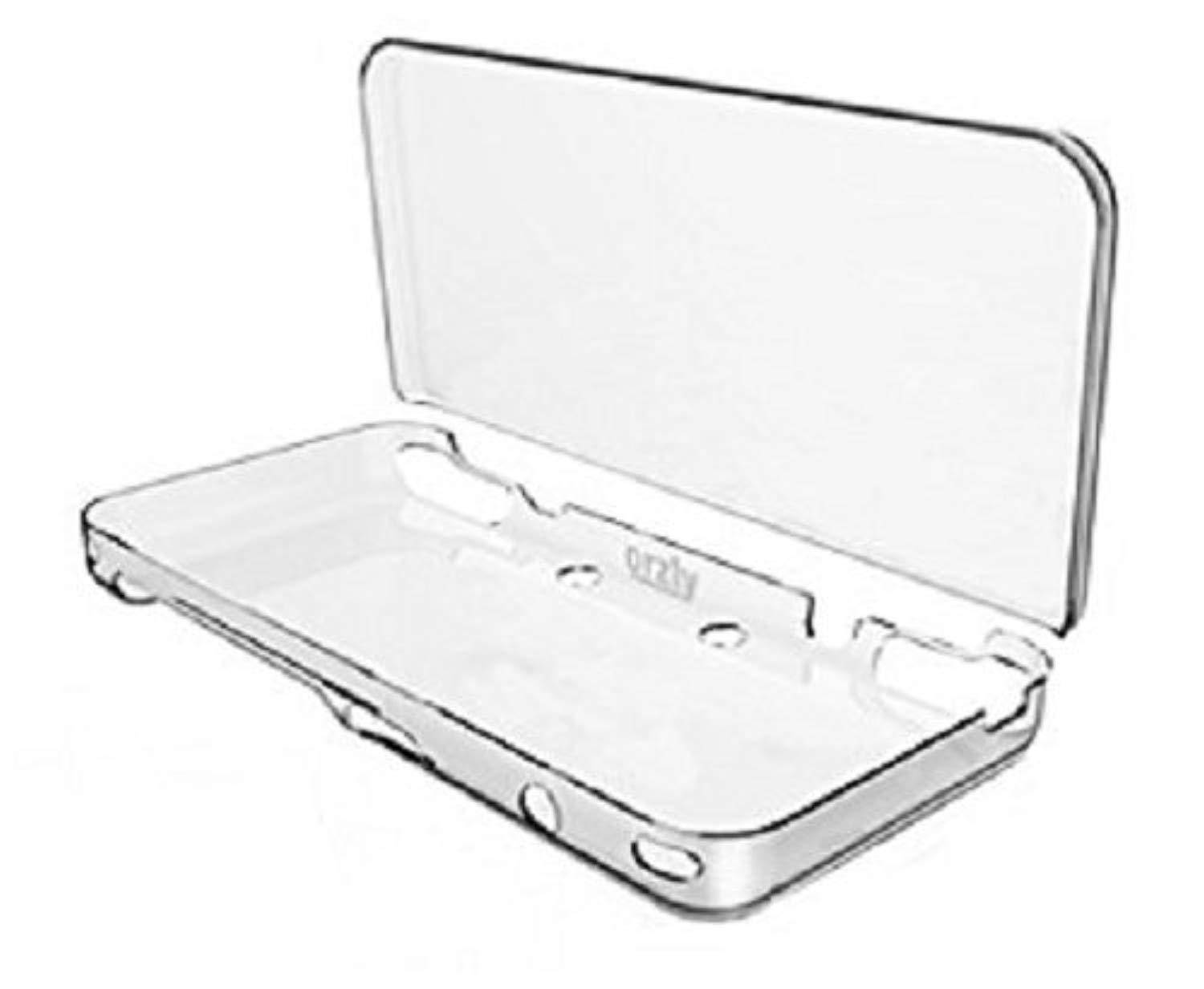 new 2ds xl case, orzly invisicase for new nintendo 2ds xl (2017 model) - 100% clear protective cover shell for the new (foldabl