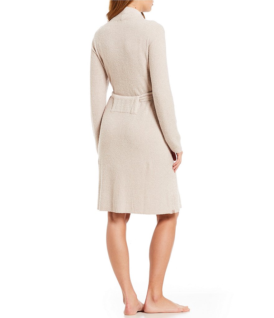 Barefoot Dreams CozyChic Light Ribbed Short Wrap Robe