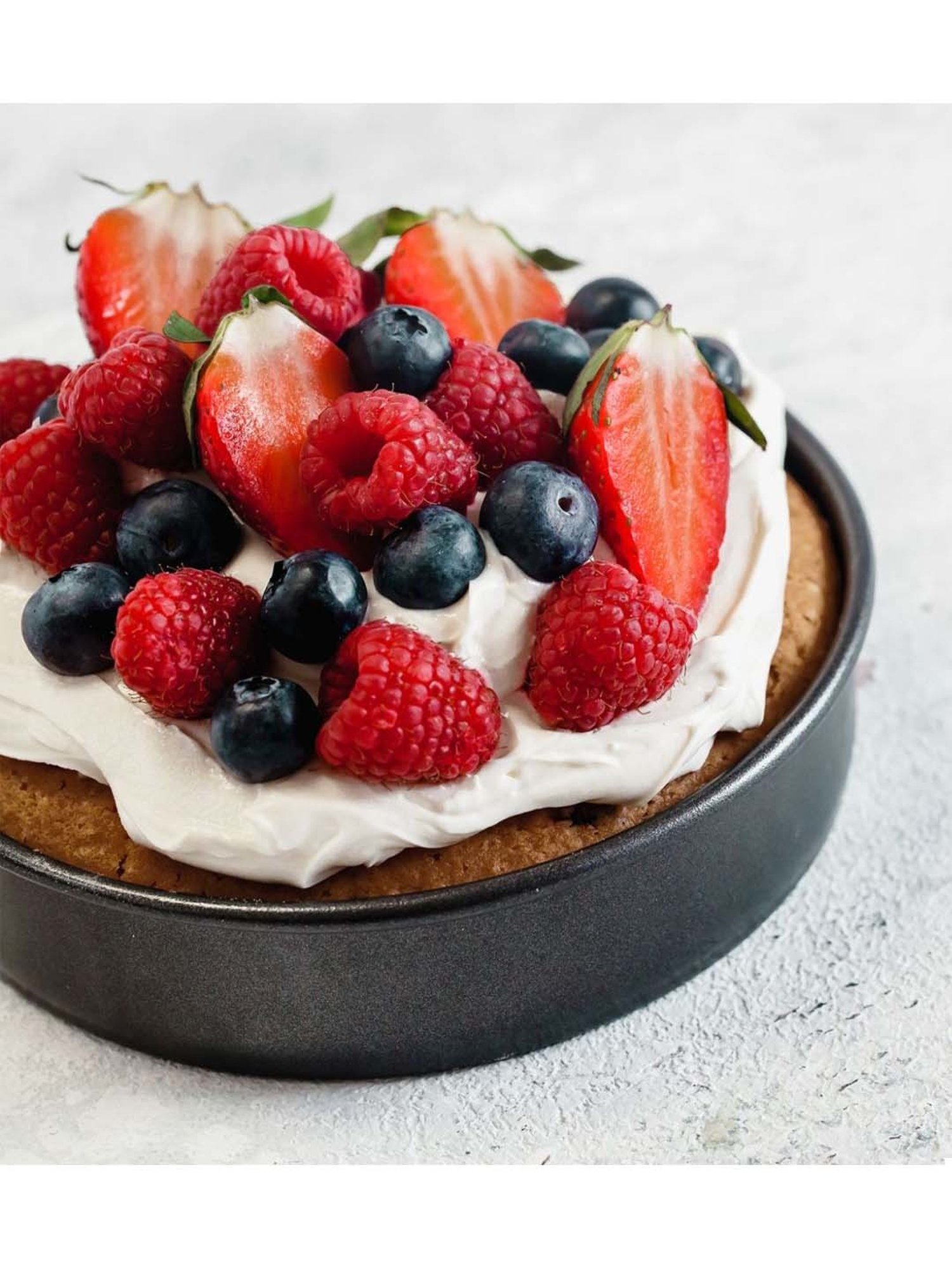 MasterClass Grey Carbon Steel Non-Stick Deep Cake Pan