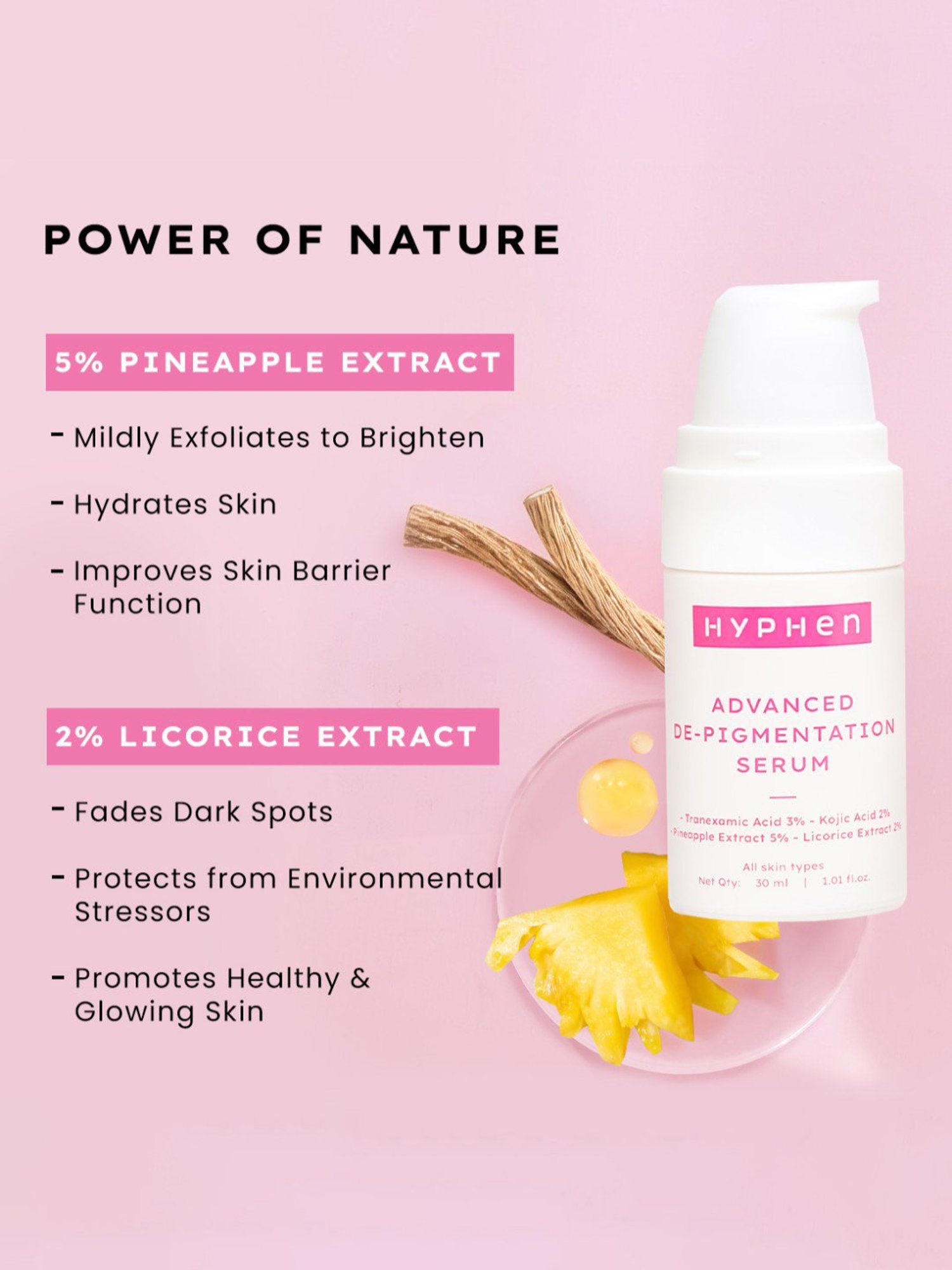 Hyphen Advanced De-Pigmentation Serum - 30 ml