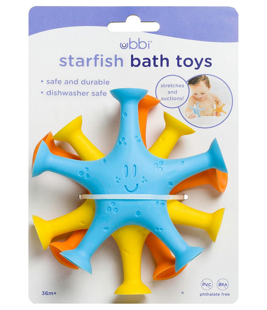 Ubbi Starfish Suction Bath Toys