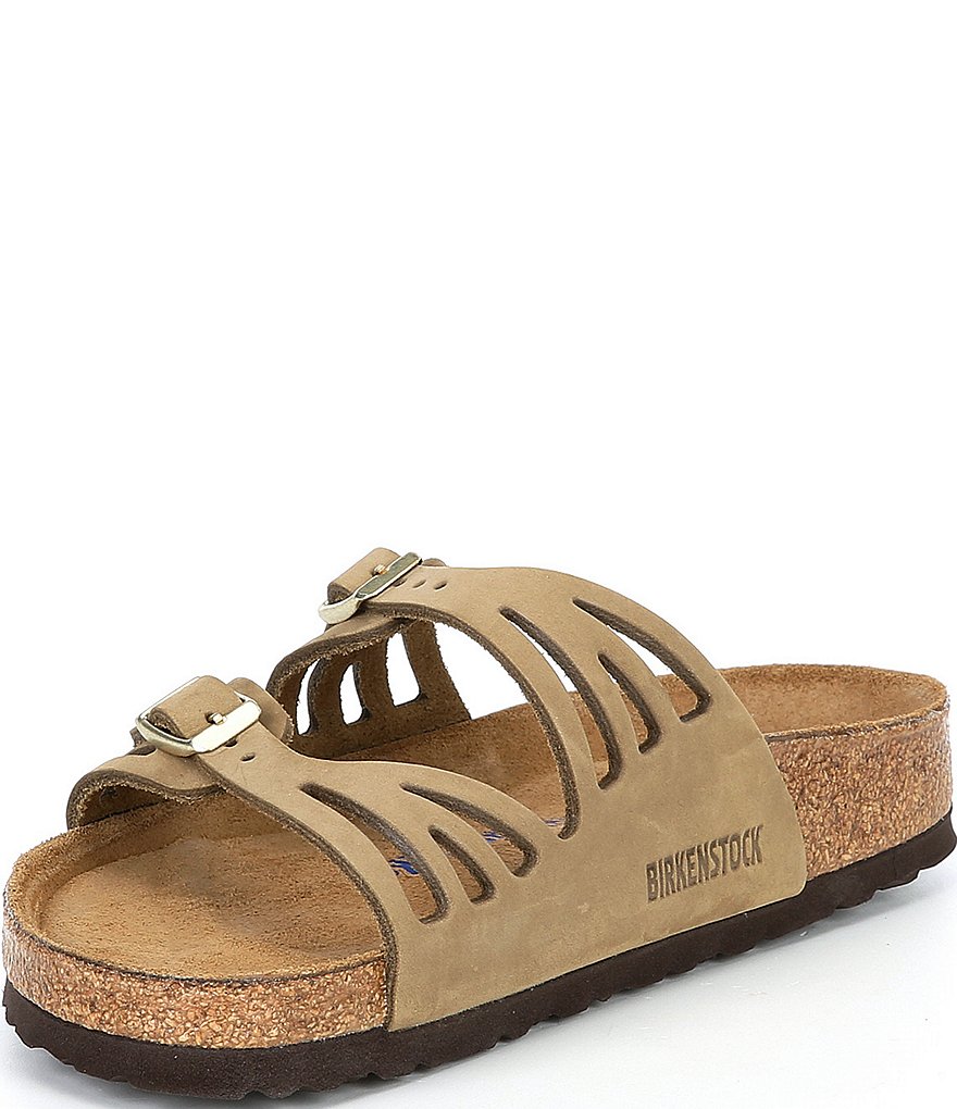 Birkenstock Women's Granada Soft Footbed Nubuck Suede Sandals