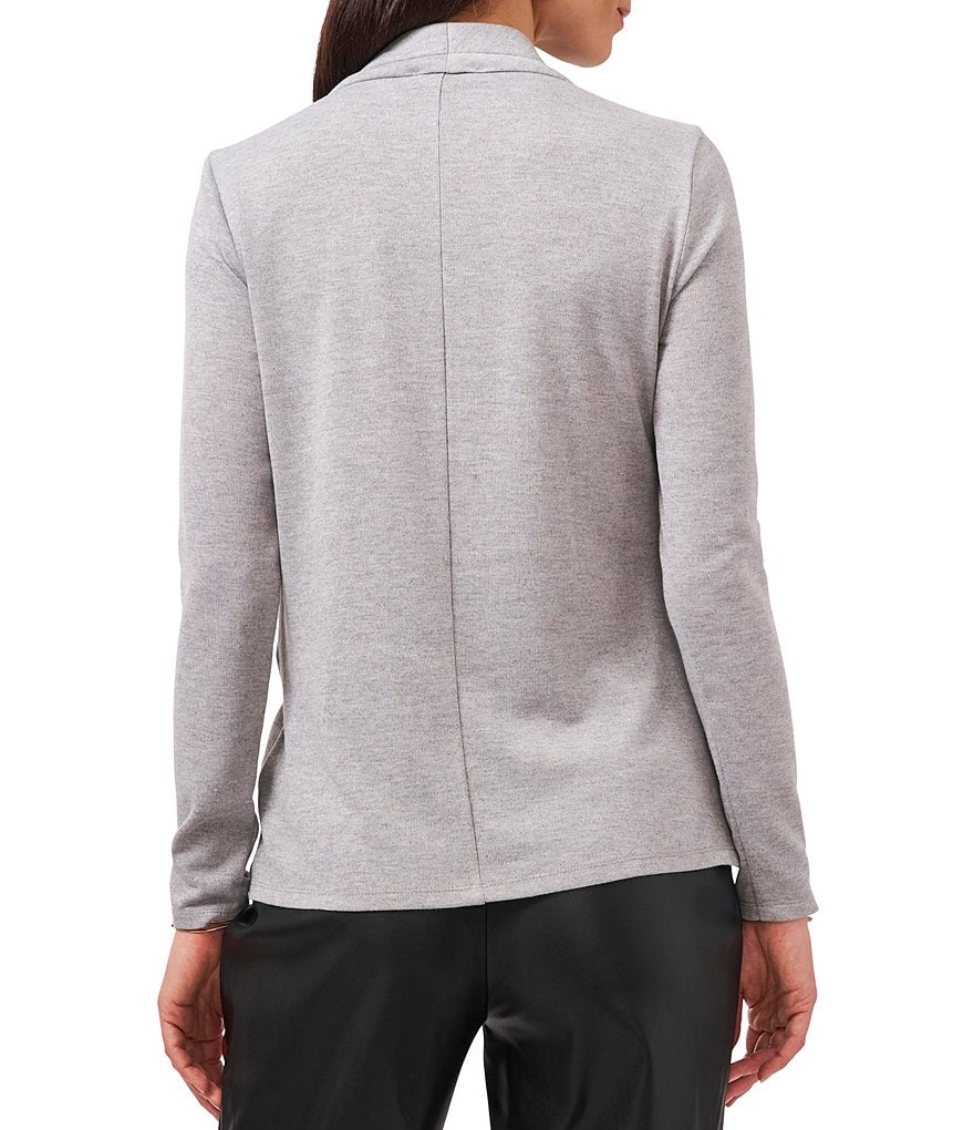 1. STATE Long Sleeve Surplice V-Neck Cross Front Cozy Knit Top