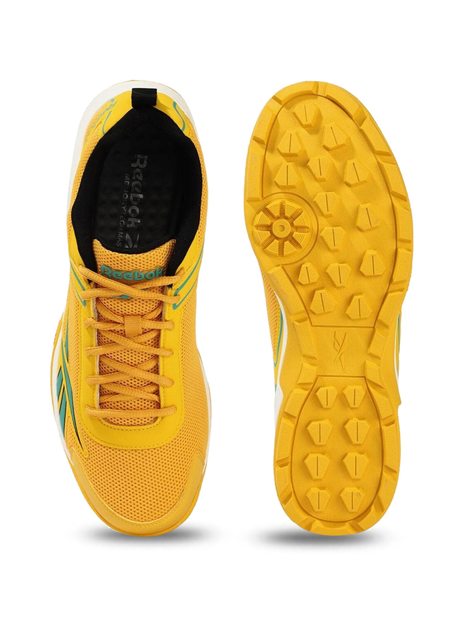 Nivia Men's Track and field-100 Orange Cricket Shoes