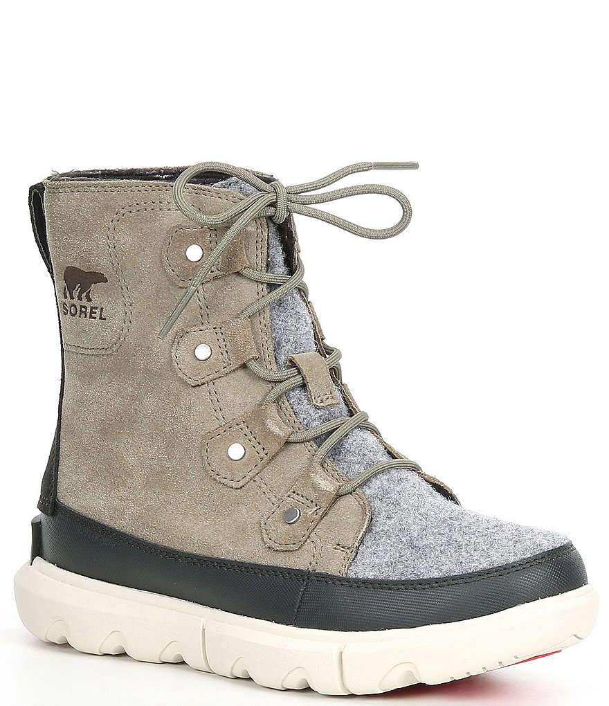Sorel Explorer II Joan Waterproof Lace-Up Booties