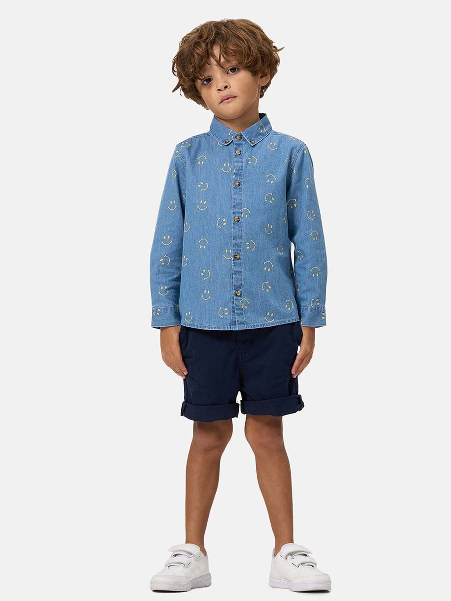 Angel & Rocket Kids Navy Solid Shorts