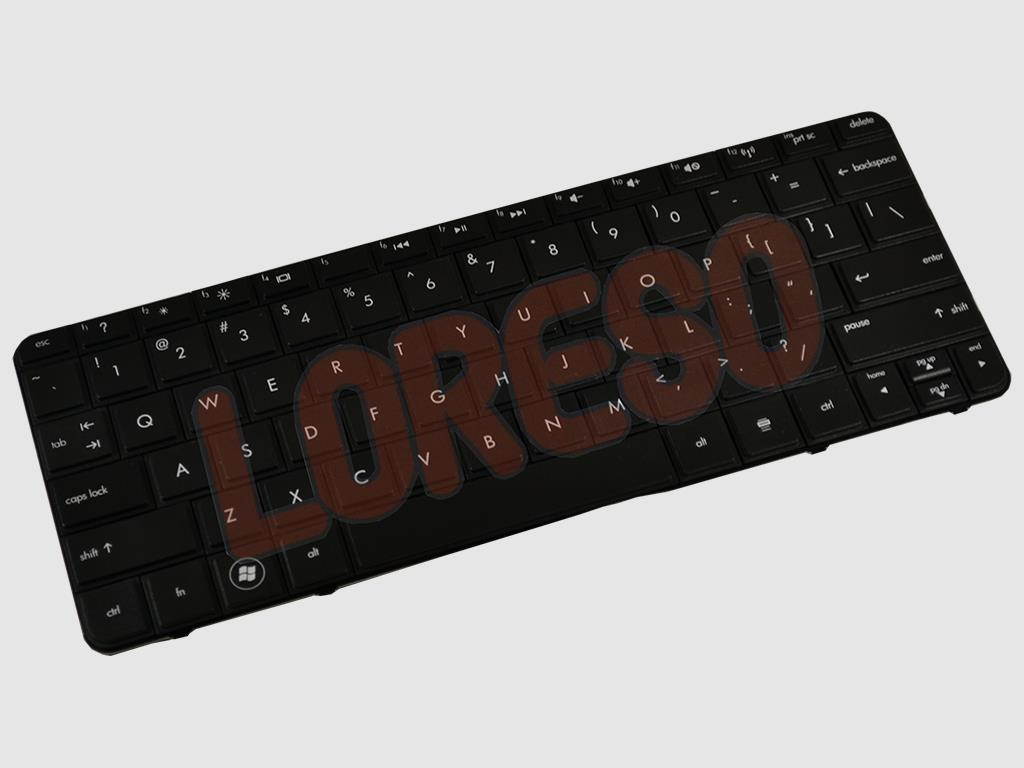 Loreso Compatible Laptop Keyboard Replacement for HP Mini 110-3000 110-3100 110-3500 110-3600 110-3700 110-3800 606618-031 SG-36500-2BA LKB-HC36B - (Black)