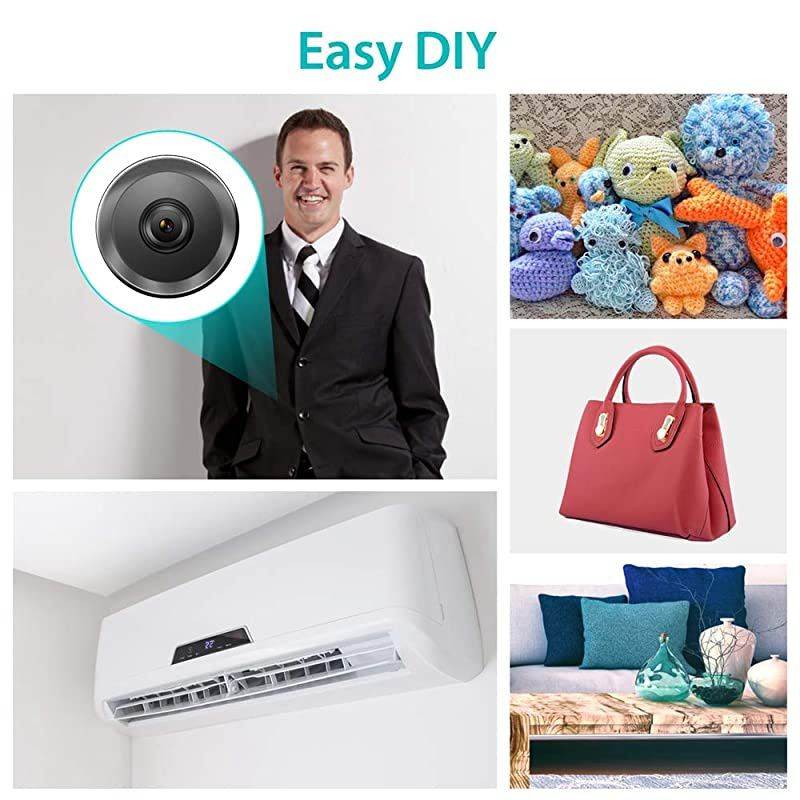 Spy Camera Wireless Hidden Cameras DIY Module Nanny Cam WiFi Covert Cam for Home Security Motion Detection Alarm amp Record Live Streaming via Android iOS APP