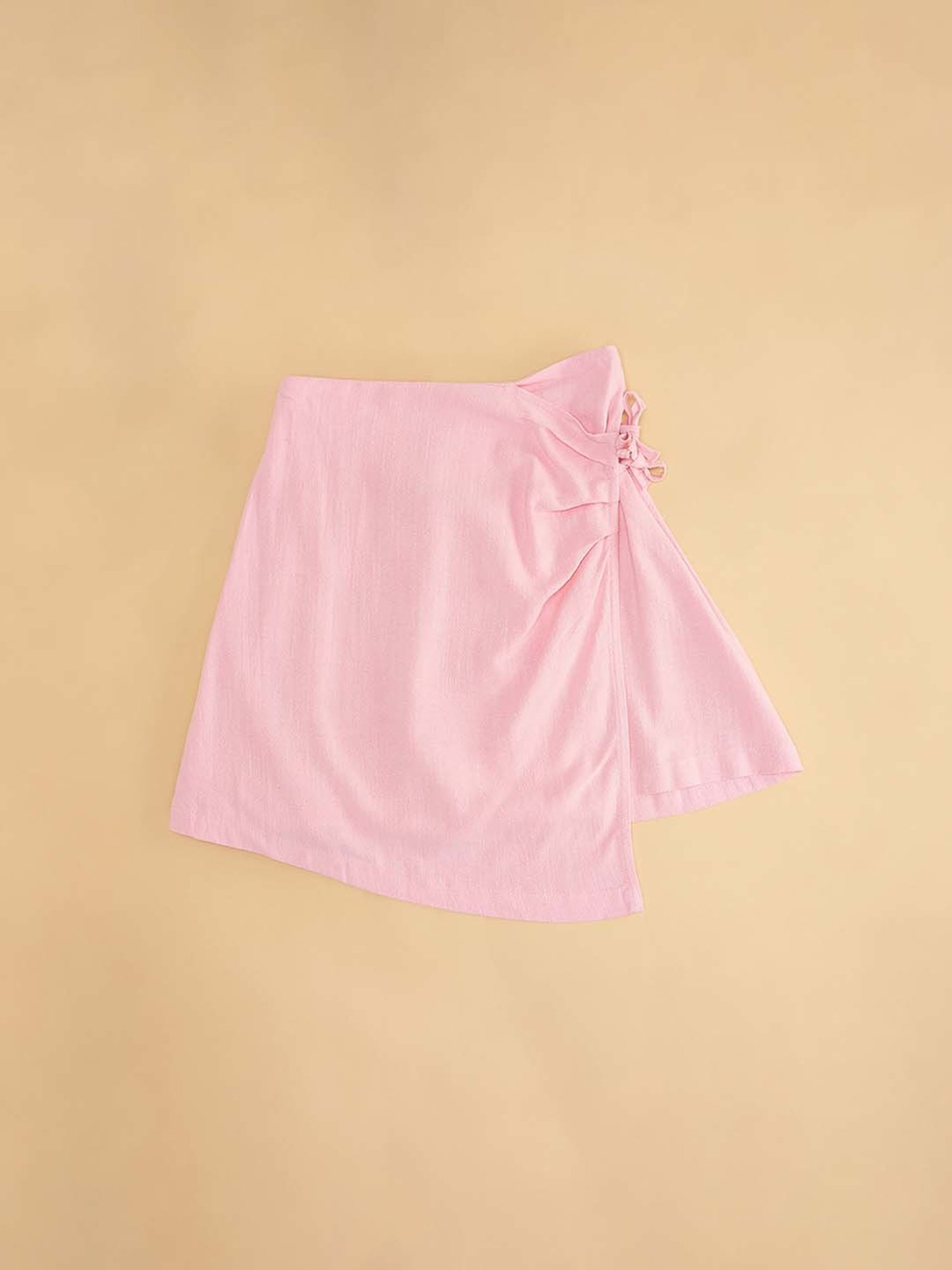 Pantaloons Junior Candy Pink Regular Fit Skirt