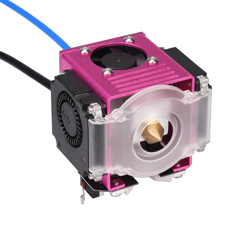 BIQU&reg; B1 TC Hotend Kit All Metal Extruder UM2 Nozzle 0.4mm 24V Upgrade Parts for 3D Printer vs MK8 Extruder-Purple