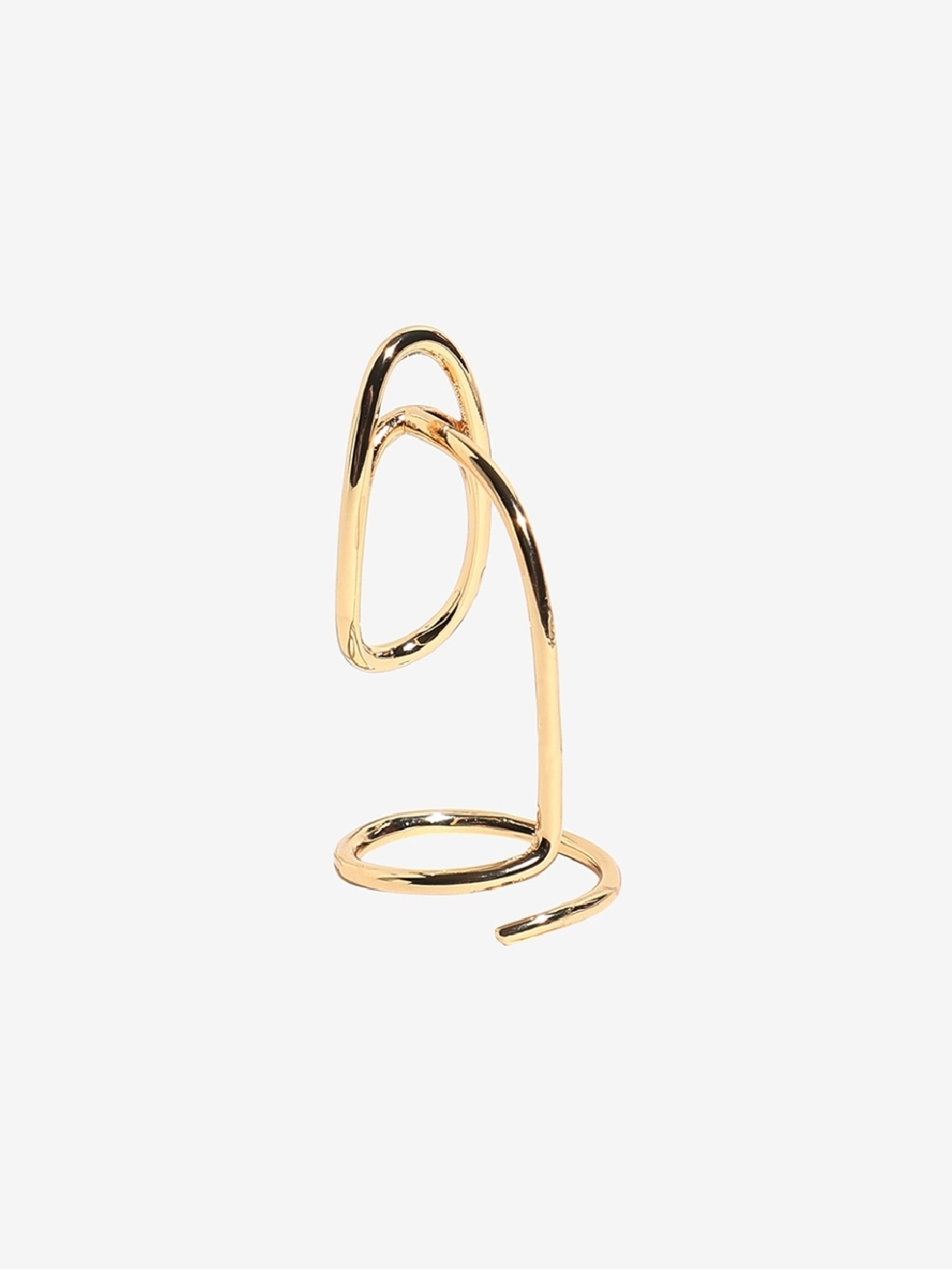 Sohi Gold-Plated Statement Nail Ring