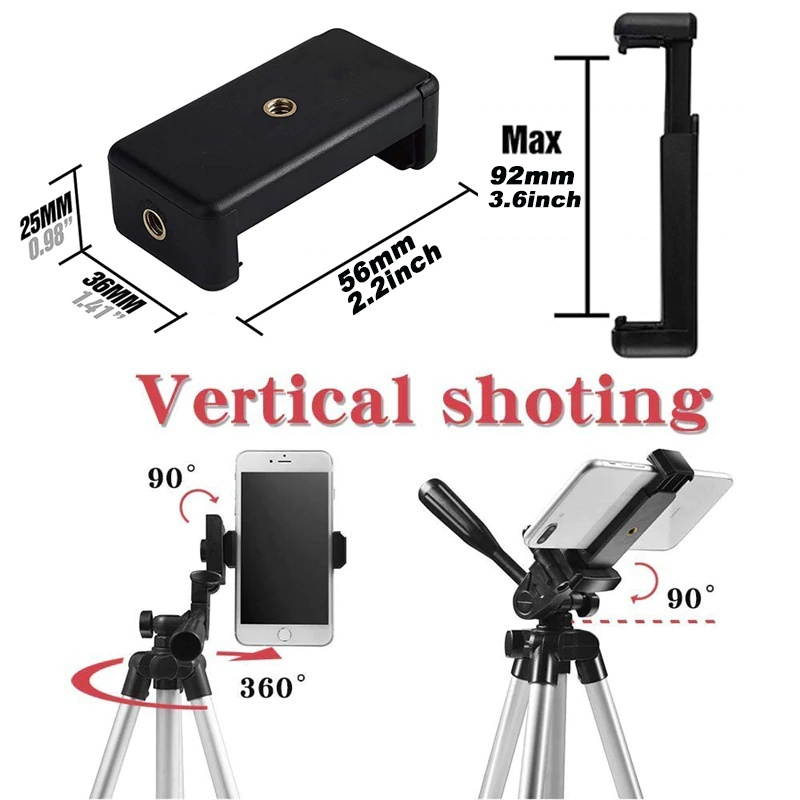 Lightweight Camera Tripod Phone Stand Holder Portable Desktop Mobile Phone Tripode For iPhone Canon Sony Nikon Video Camera Para