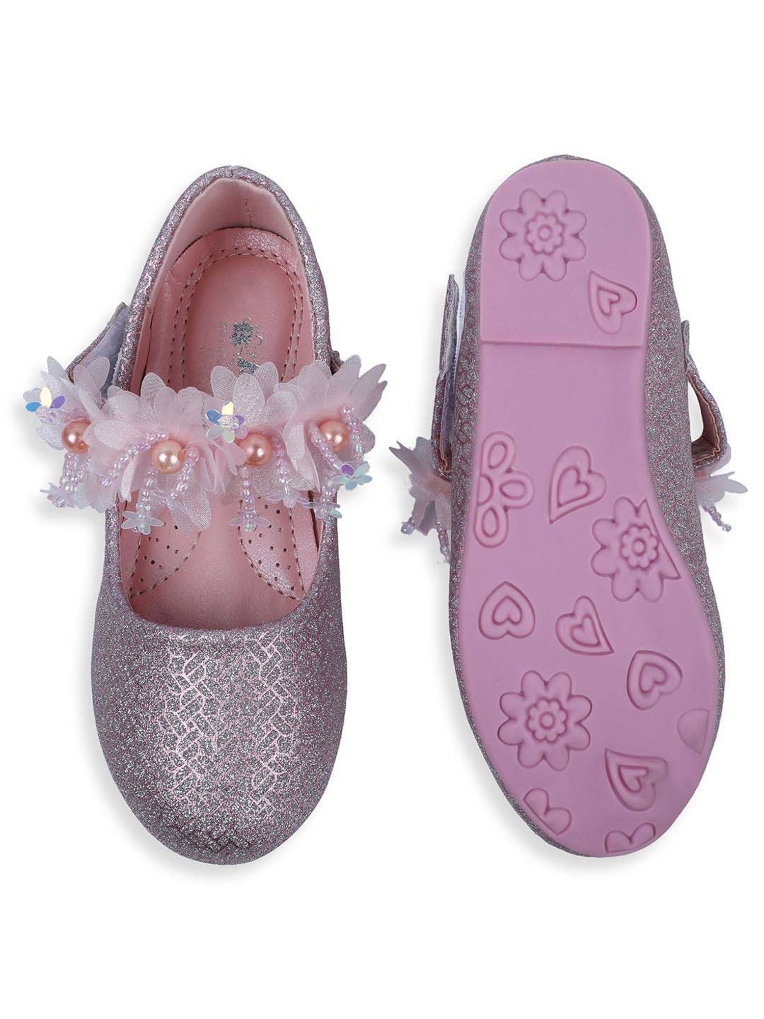 Shoetopia Kids Black Toe Ring Sandals