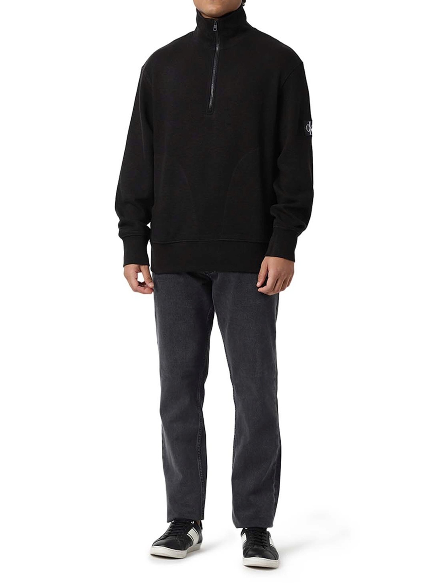 Calvin Klein Jeans Black Comfort Fit Sweater