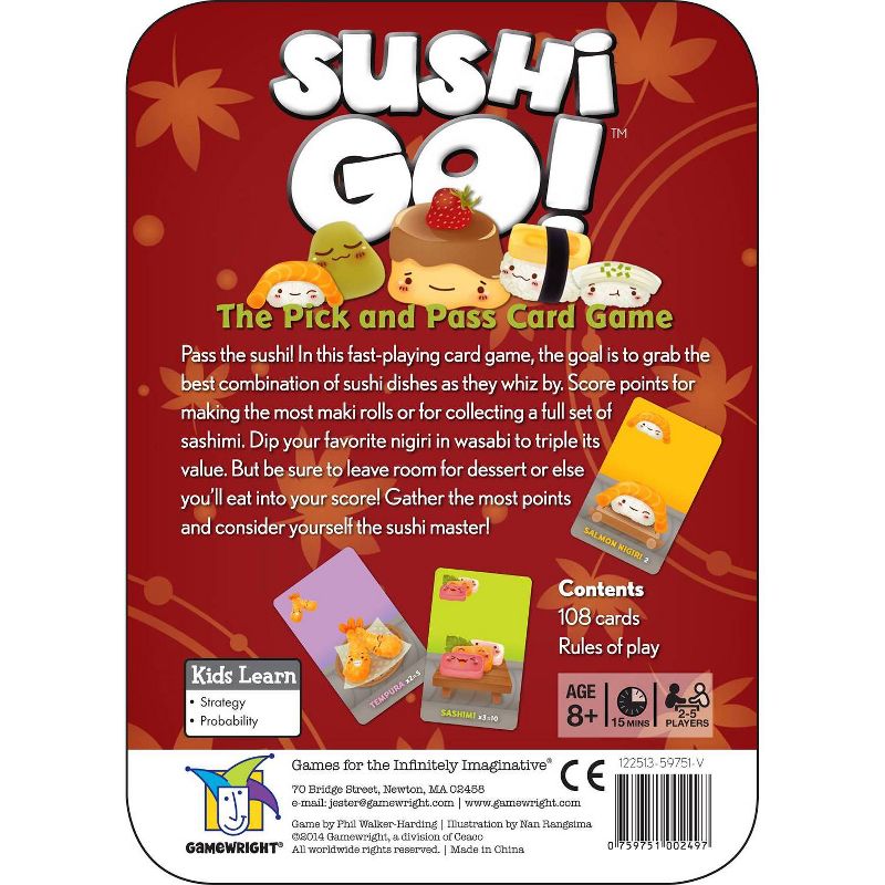 Sushi Go Card Game