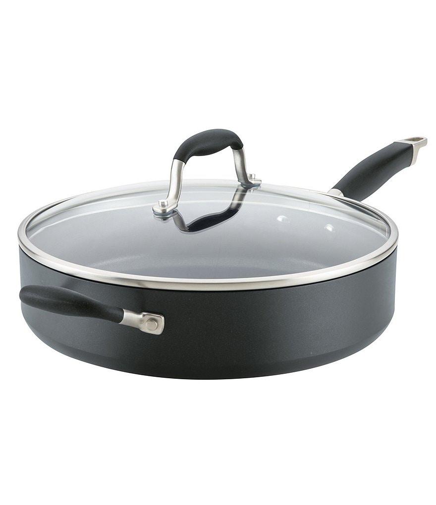 Anolon Advanced Home Hard-Anodized Nonstick Saute Pan with Helper Handle
