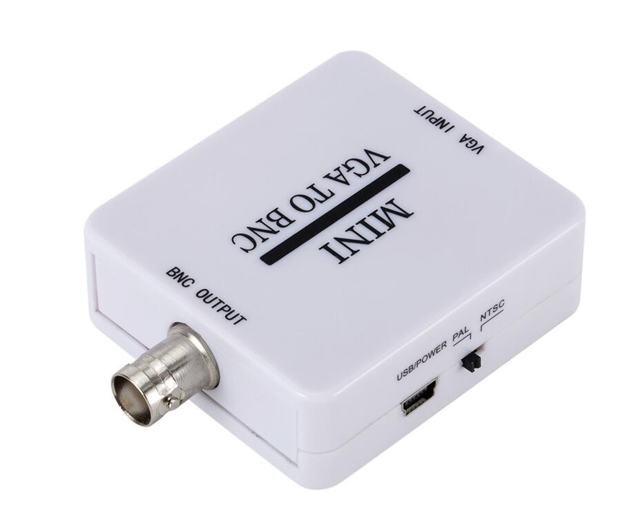 Mini HD 1080P VGA to BNC Video Converter Box Composite VGA to BNC Adapter Conversor Digital Switcher Box For HDTV Monitor