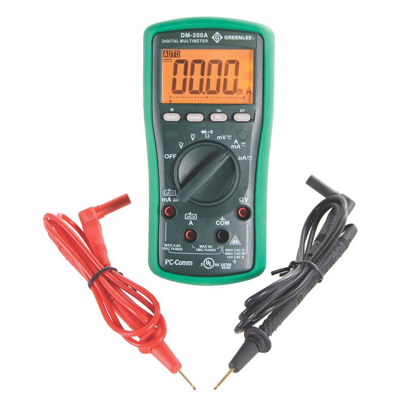 Greenlee 52047801 1,000V AC/DC Digital Multimeter