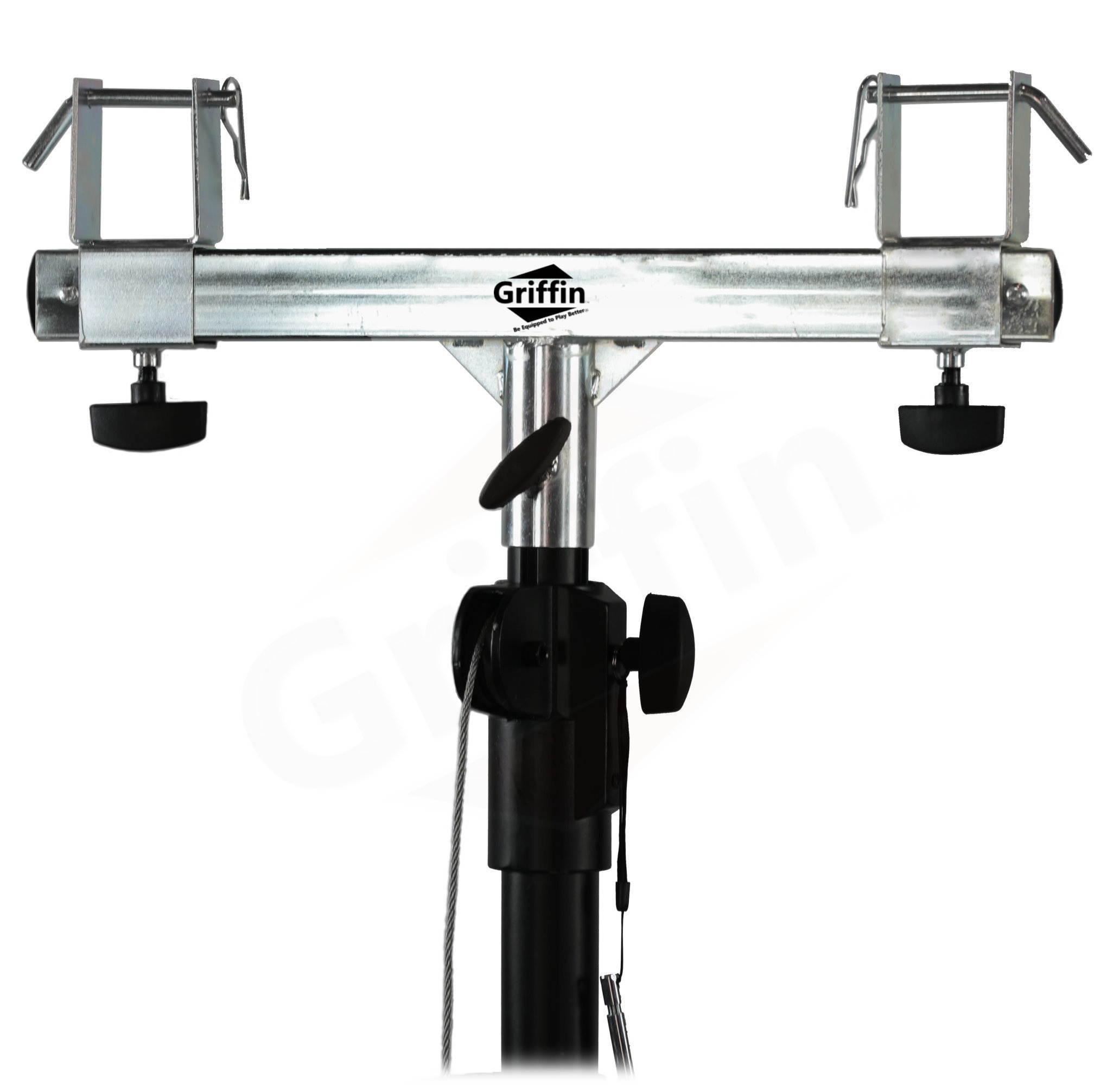 Light Trussing Stands by GRIFFIN | T Adapter DJ Booth Kit & Truss System for Lighting Cans & Speakers | Pro-Audio Stage Platform Hardware Mounting Package | PA Equipment Gear Holder | Live Music Gigs