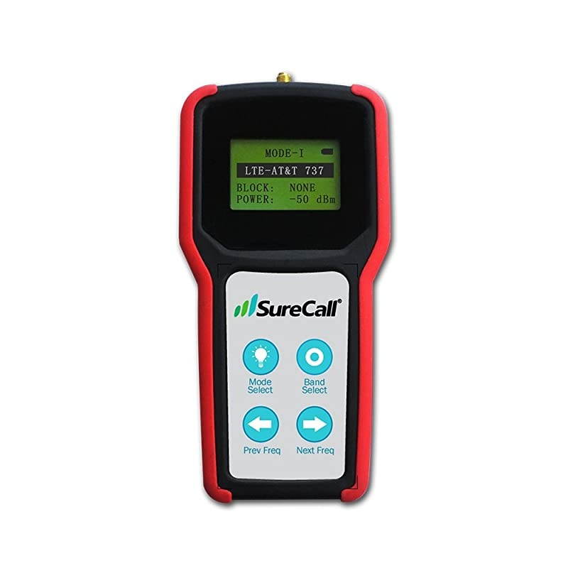 Five-Band RF Signal Meter for 4G LTE, Cellular, PCS and AWS Cell Phone Signal Booster Installation (SC-METER-01)