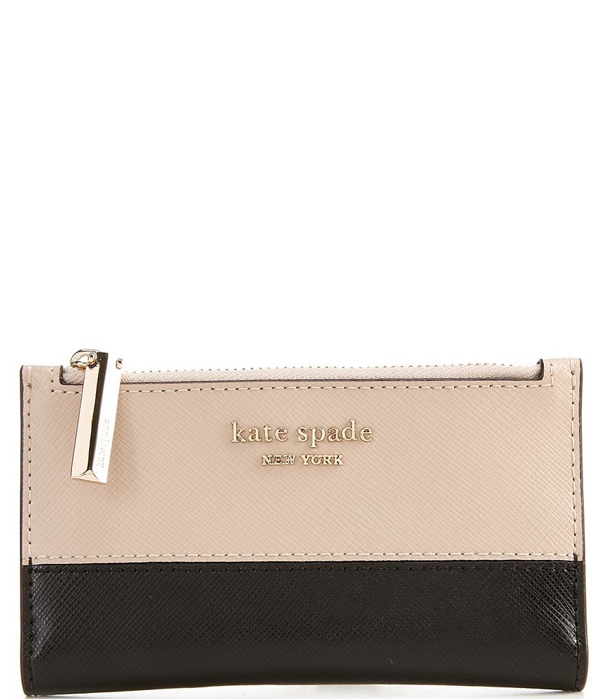 kate spade new york Spencer Leather Small Slim Bi-Fold Wallet