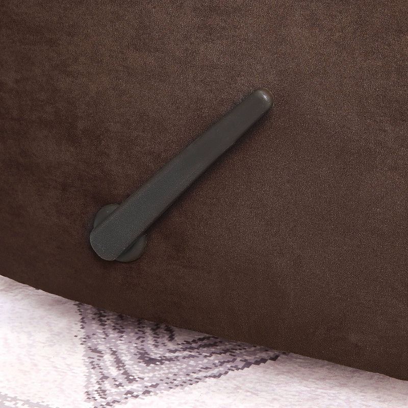 Calfor Microfiber Recliner Brown - HOMES: Inside + Out