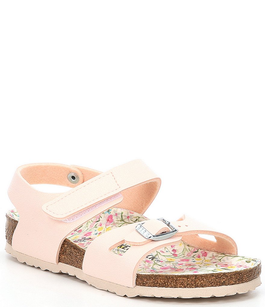 Birkenstock Girls' Colorado Vegan Leather Floral Sandals (Toddler)