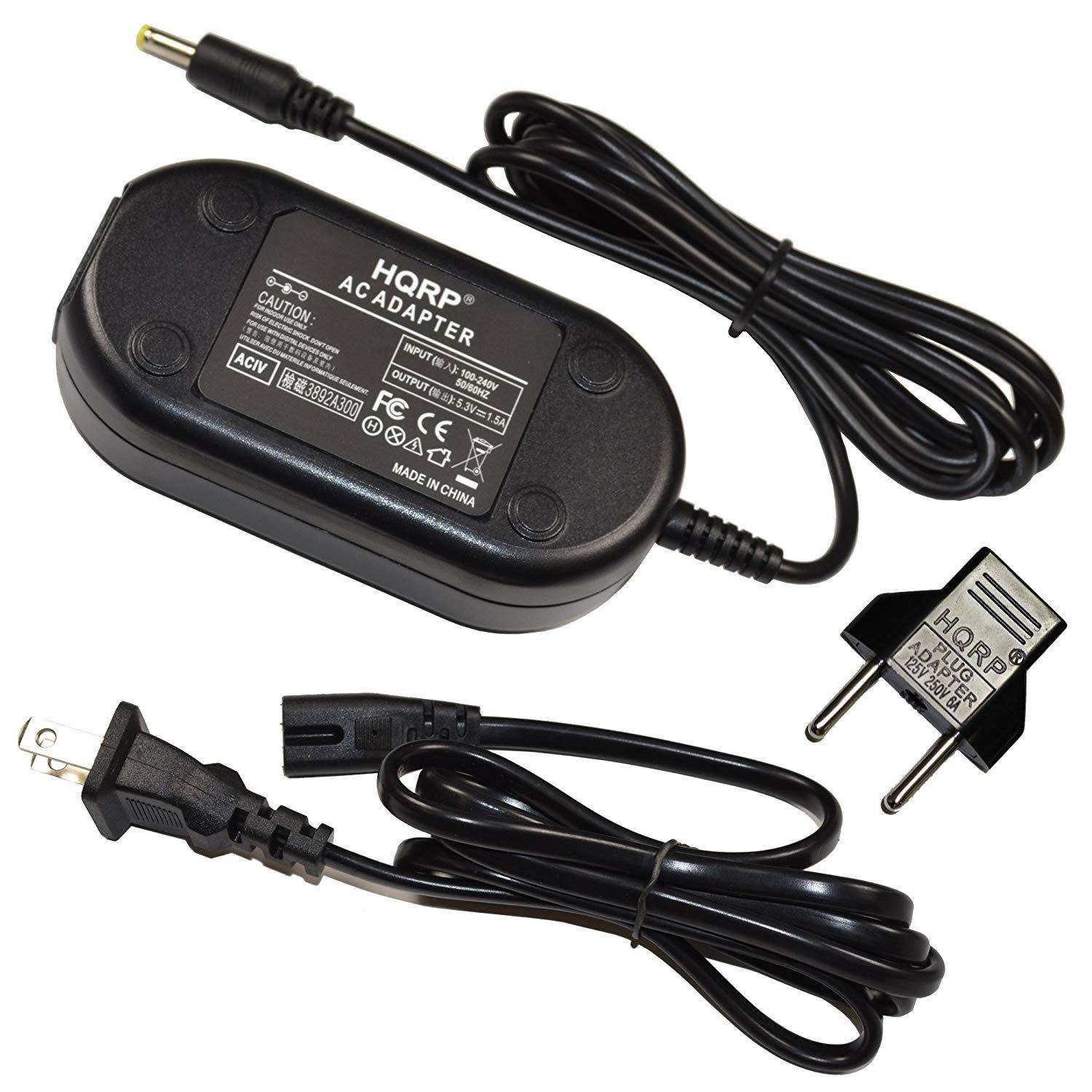 HQRP AC Power Adapter for Casio Exilim EX-Z700 EX-Z750 EX-Z850 EX-Z1000 EX-Z60DX EX-Z500 EX-Z600 EX-S600 EX-S770 EX-S880 EX-Z3 Casio AD-C50 AD-C50J AD-C51 AD-C51J EX-Z750 EX-S2 EX-S100 Digital Camera