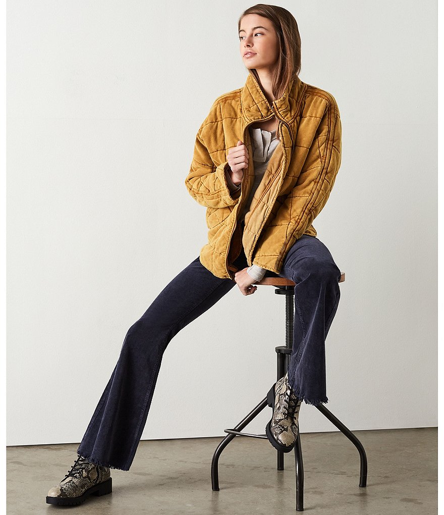 Chelsea & Violet War Snake Print Combat Block Heel Booties