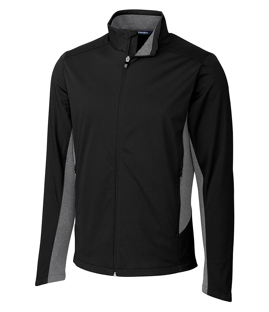 Cutter & Buck Big & Tall Stealth Performance Stretch Full-Zip Jacket