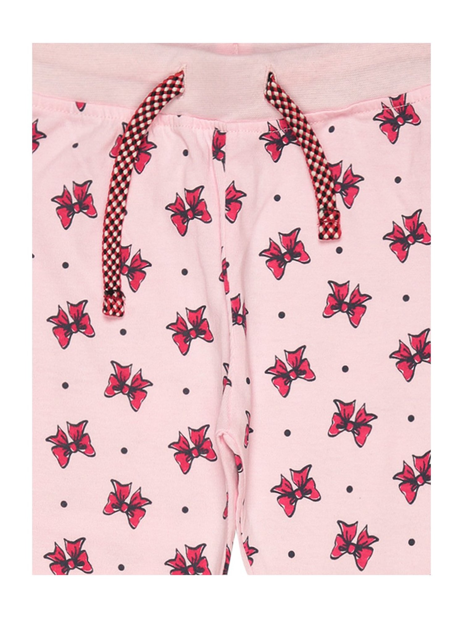 Bodycare Kids Light Pink Printed Trackpants
