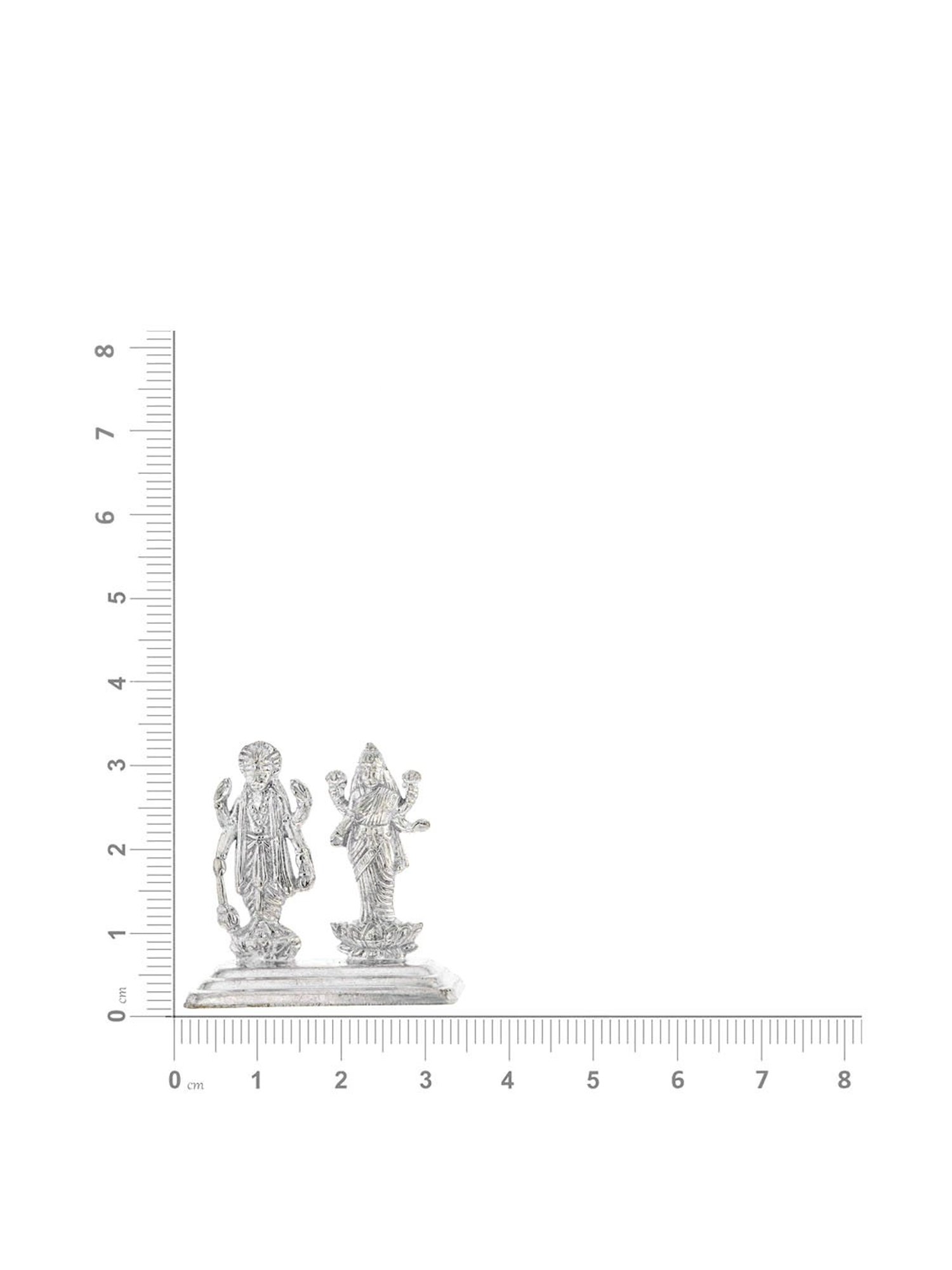 Sri Jagdamba Pearls 0.8 Silver Vishnu Idol