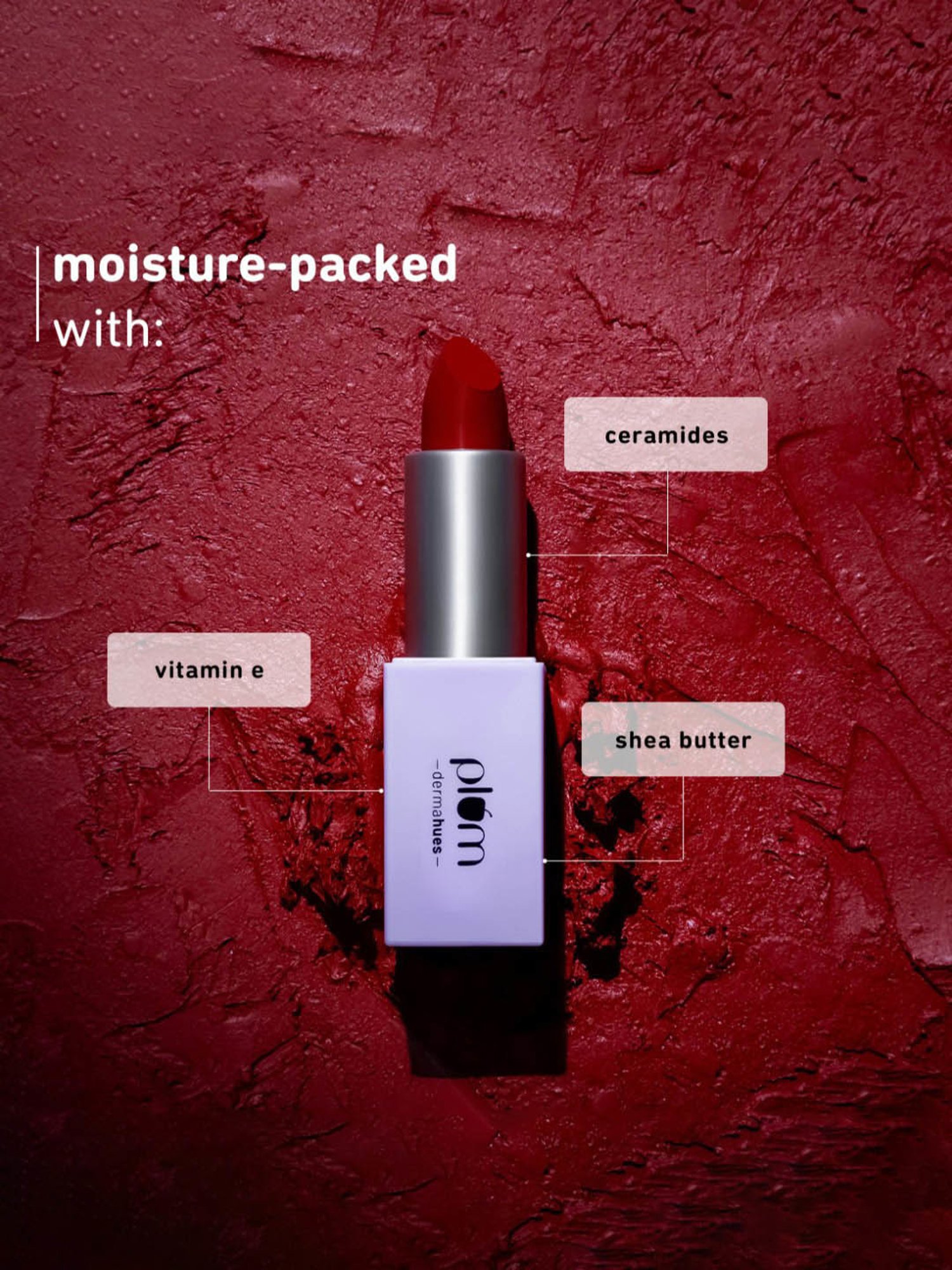 Plum Velvet Haze Matte Lipstick 04 Bold Brick - 4.2 gm