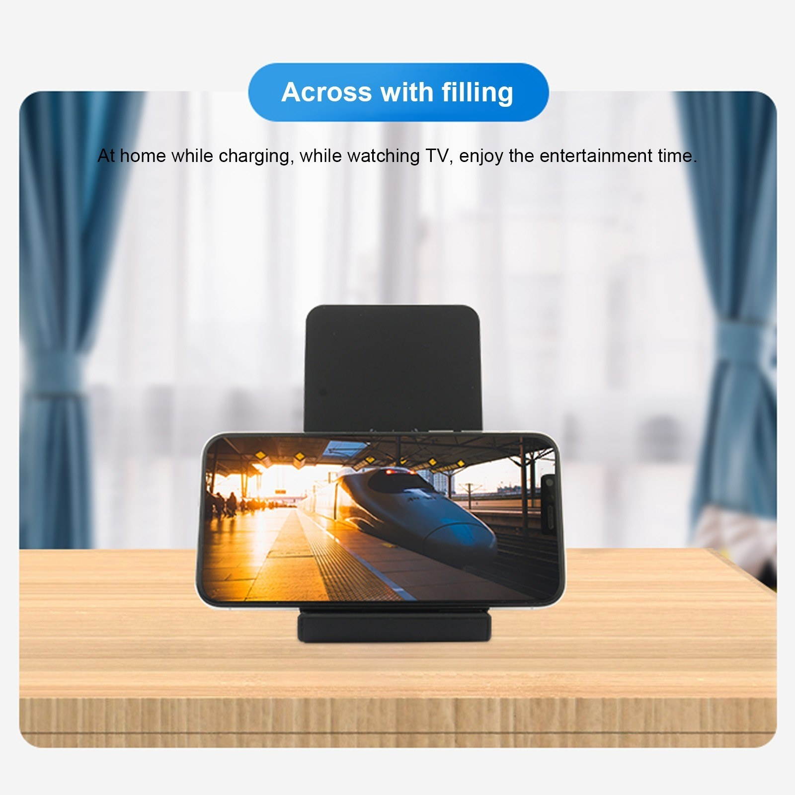 Portable Aluminum Alloy Ultra-thin Round Shape Qi Standard Wireless Charger
