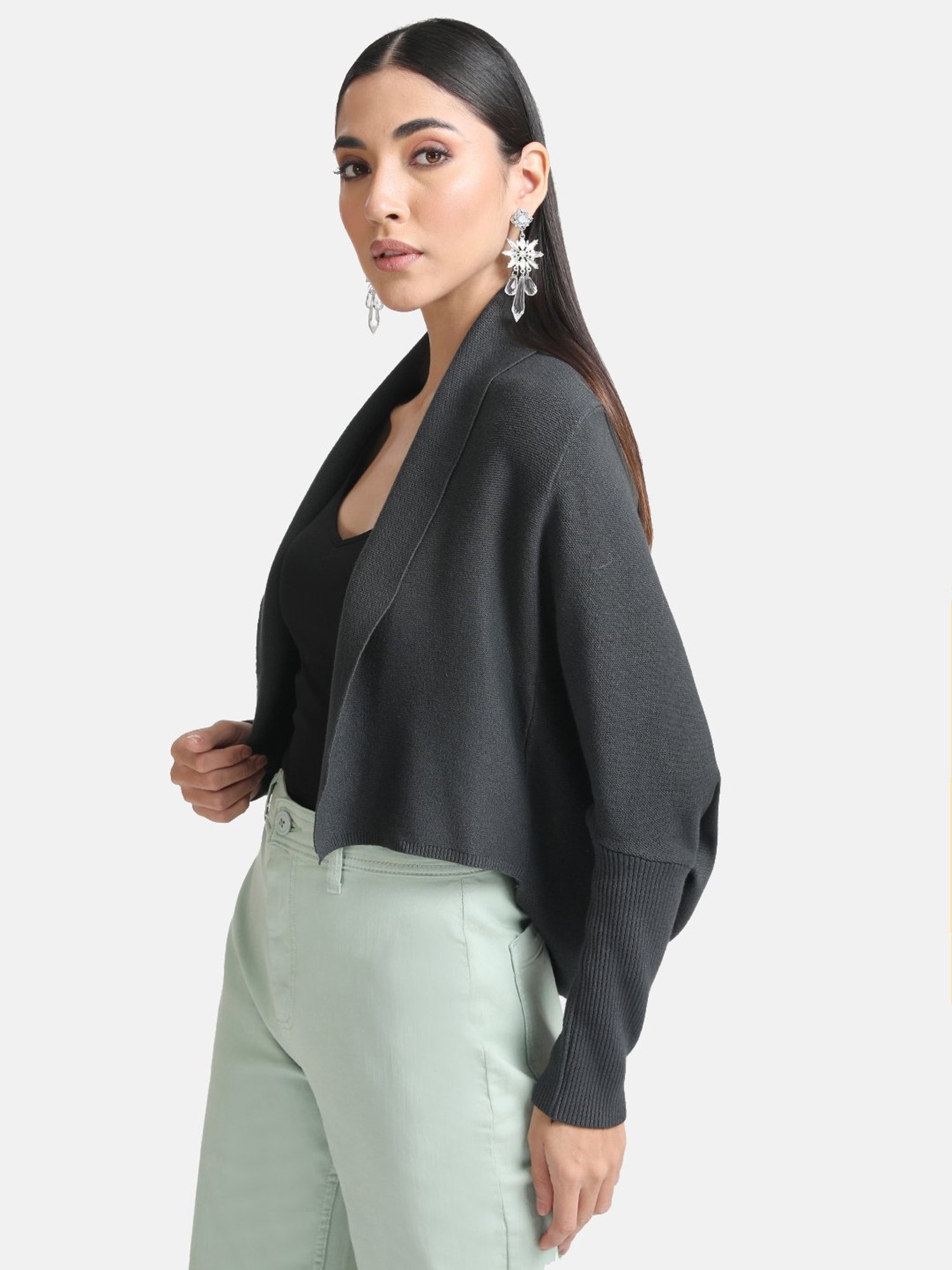 Kazo Shawl Collar Cape