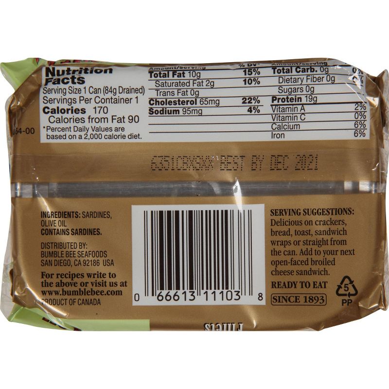 Brunswick Sardines in Olive Oil - 3.75oz