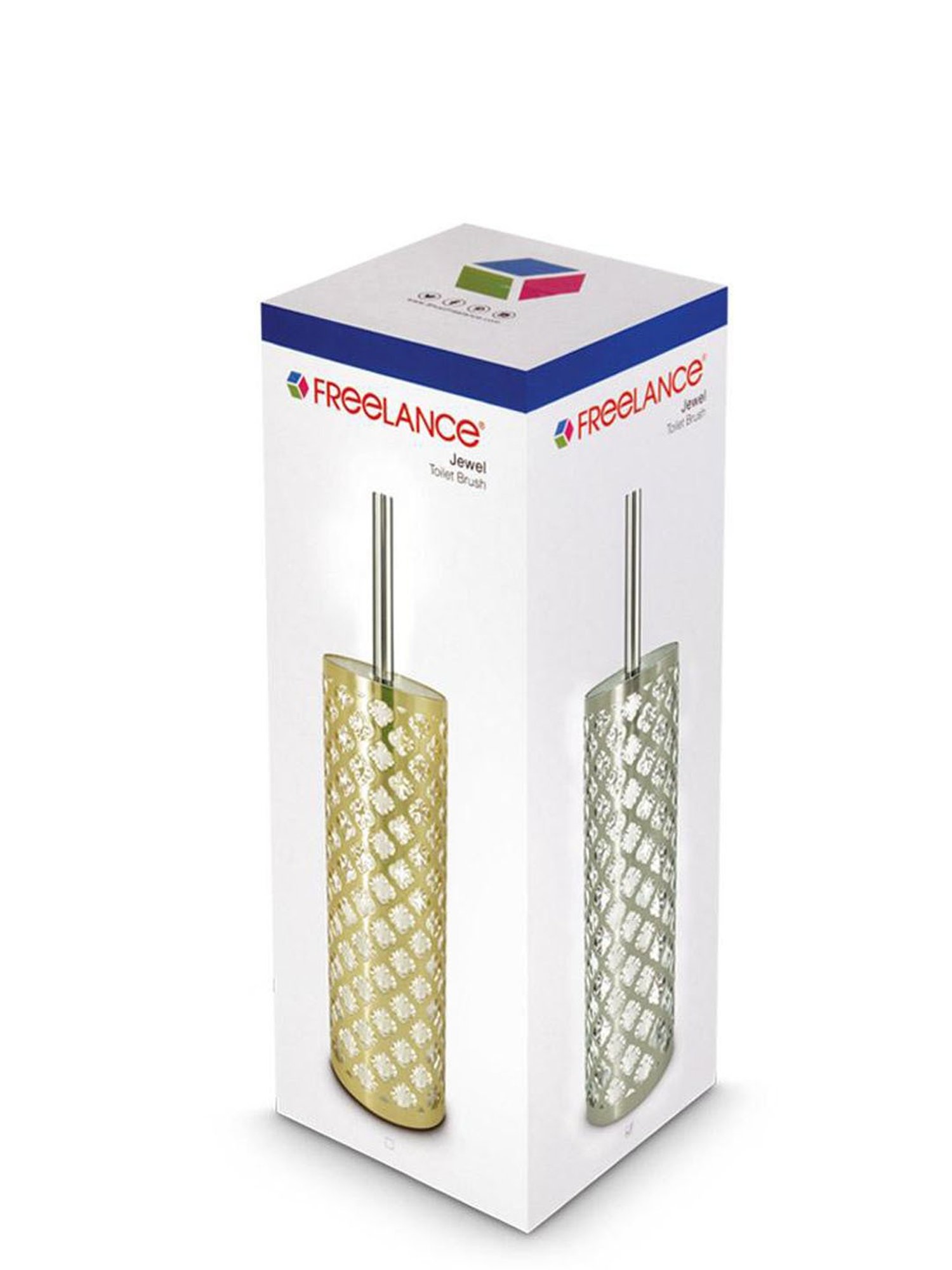 Freelance Silver Polyresin Set of 1 Bathroom Accessories