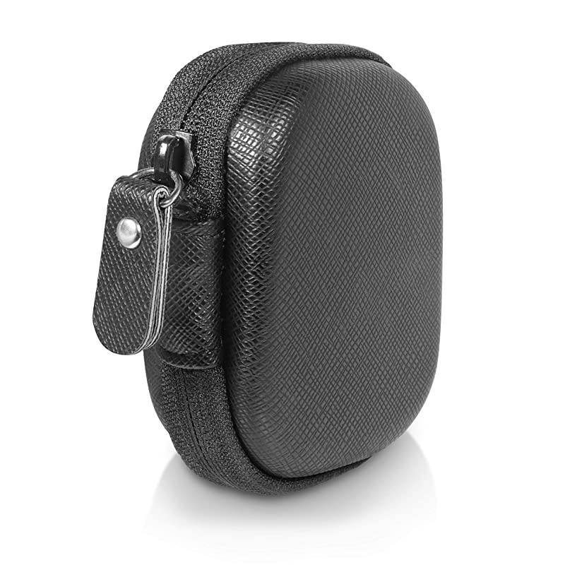 Golf Course GPS Case Compatible with GolfBuddy Voice Voice 2 Bushnell NeoGhost Garmin 0100195900 Approach G10 Mesh Pouches in Both lid and Base for GPS and Cable separatedly