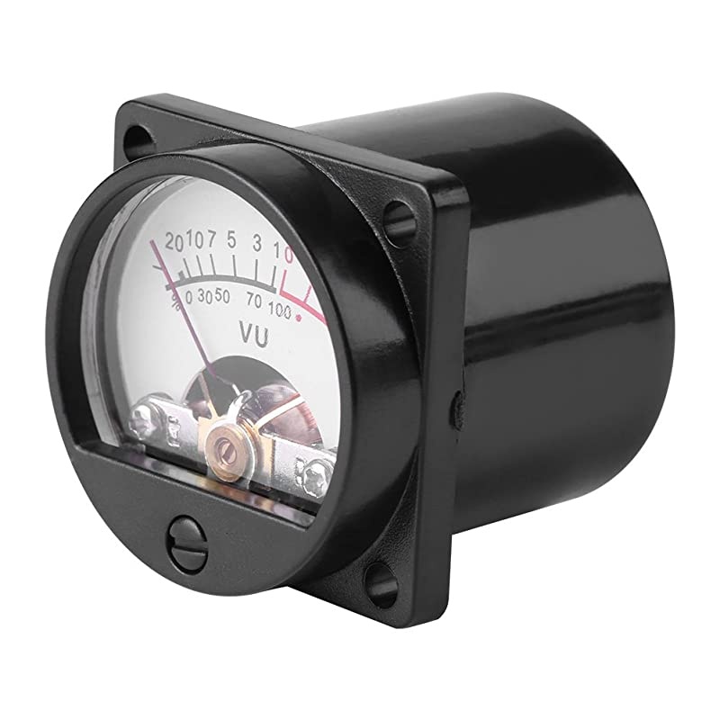 VU Meter 2 Pcs VU Panel Meter Warm Back Light Recording + Audio Level Amp with Driver Board